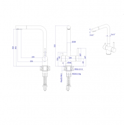 Смеситель VX-2003