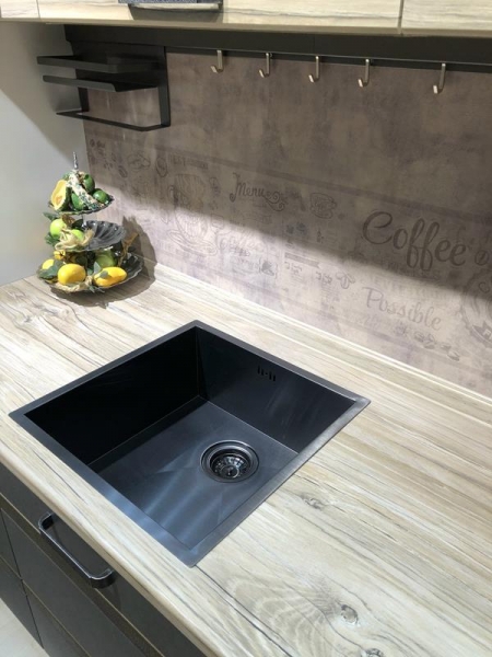 Мойка в цвете Dark у нашего клиента